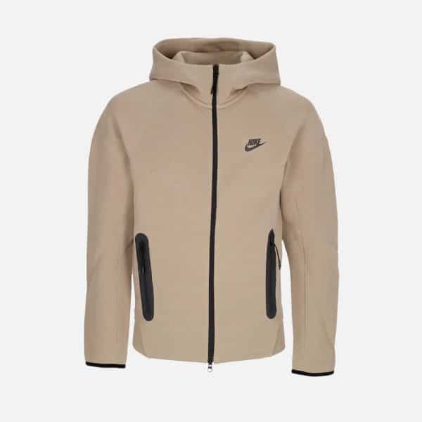 Nike Sweats à capuche Tech Fleece Windrunner Khaki/Black-
