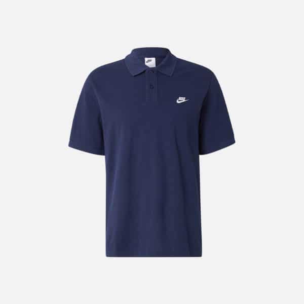 Nike Club Polo Pique Homme Bleu Marine